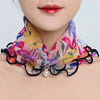 Eleganter Und Farbenfroher Schal