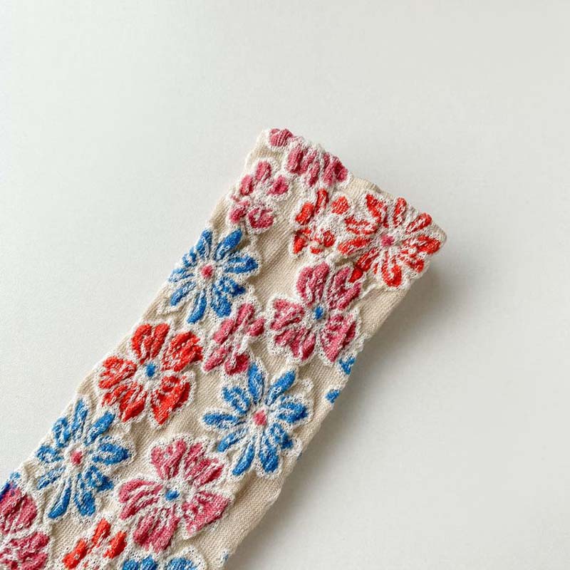 Vintage Blumensocken