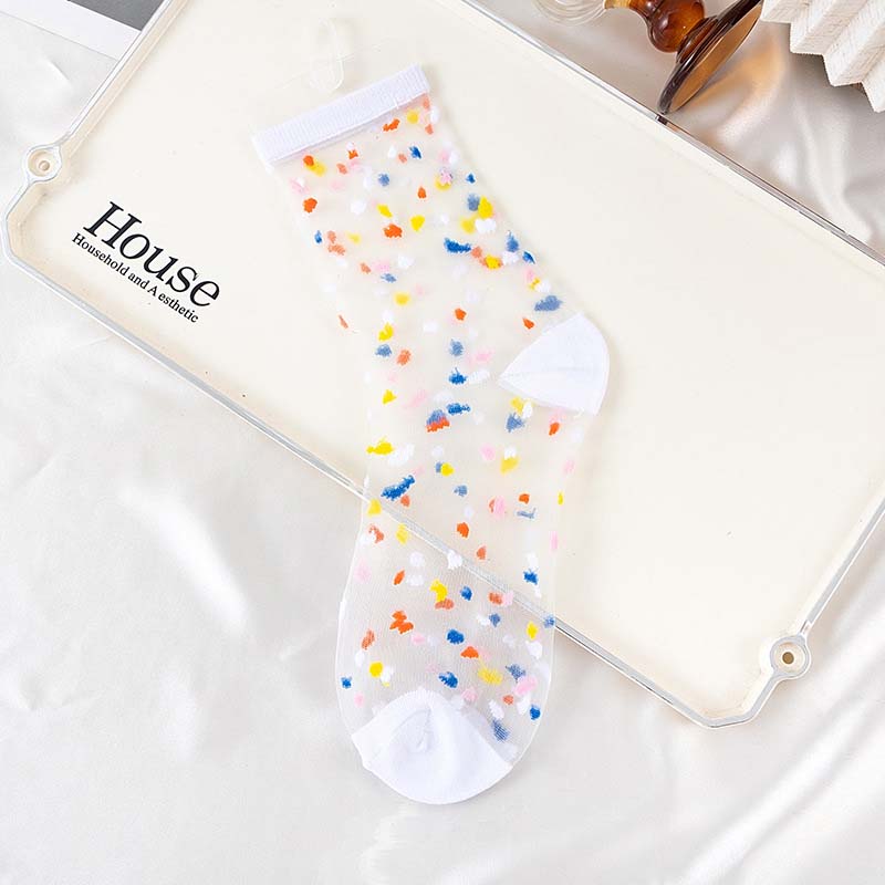 Atmungsaktive Polka Dot Socken