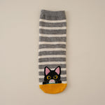 Socken Mit Cartoon-Katzen-Muster