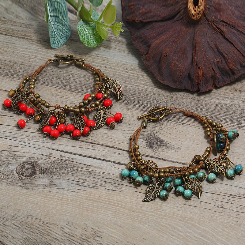 Vintage Ethno Kirsche Armband