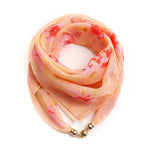 Eleganter Schal Mit Blumendruck