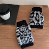 Warme Handschuhe Mit Leopardenmuster