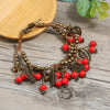 Vintage Ethno Kirsche Armband