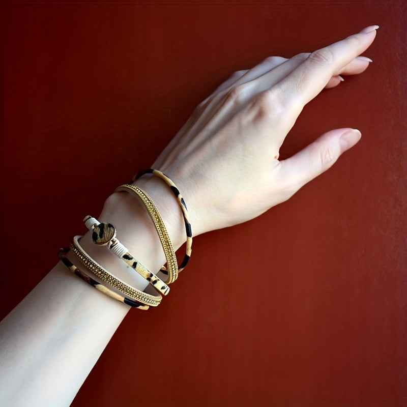 Vintage-Leoparden-Armband