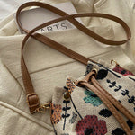 Vintage Tasche Mit Blumenmuster