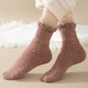 Warme Plüschsocken