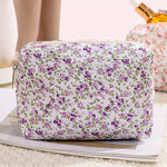 Kosmetiktasche Mit Blumendruck