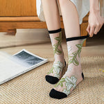 Atmungsaktive Jacquard-Socken