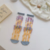 Atmungsaktive Jacquard-Socken