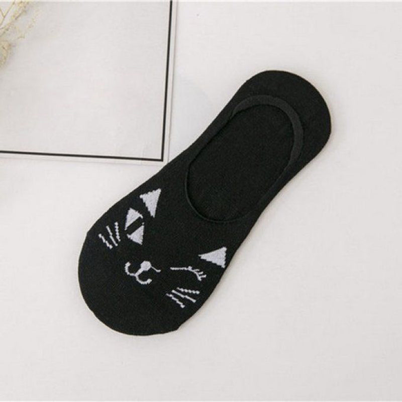 Lässige Socken Mit Katzenmuster