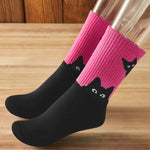 Lässige Socken Mit Katzenmuster