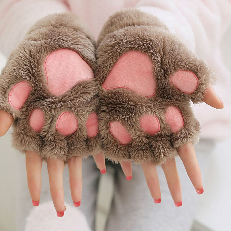 Warme Handschuhe Mit Bärentatze