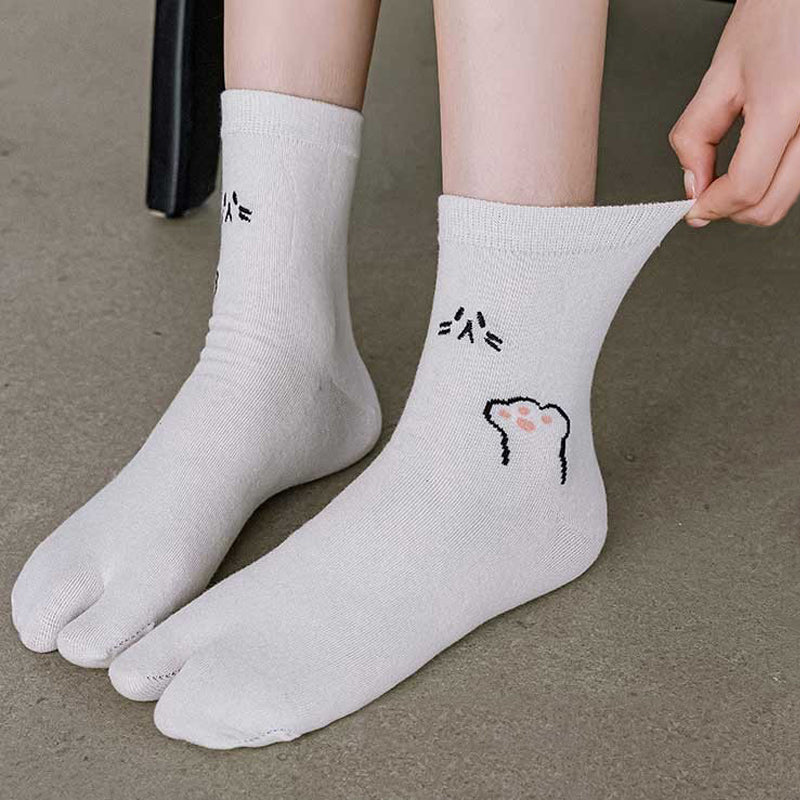 Lässige Socken Mit Katzenmuster