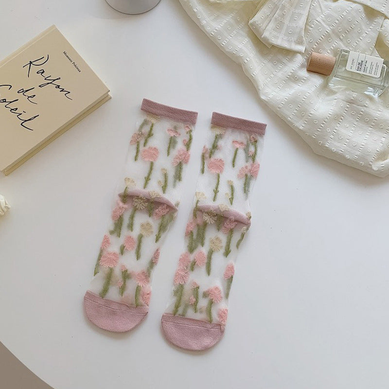 Atmungsaktive Jacquard-Socken