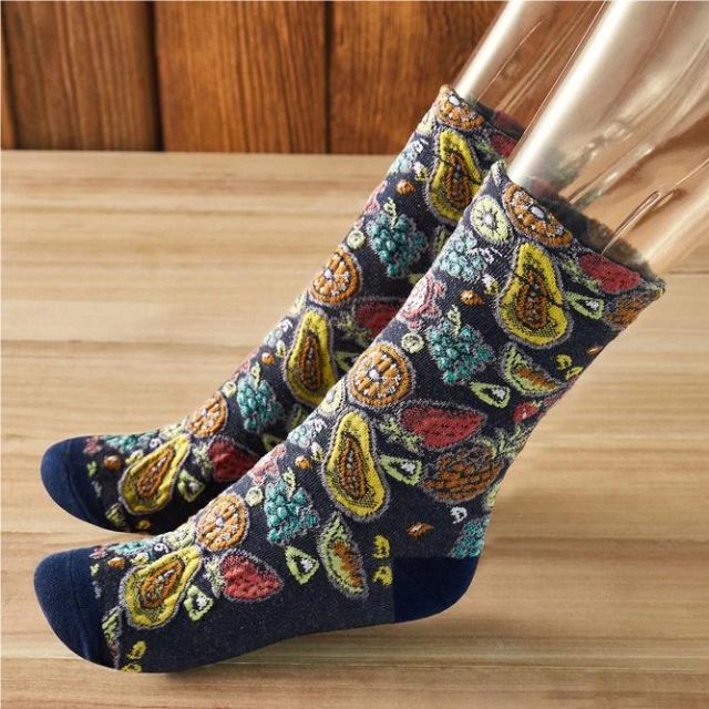 Lässige Socken Im Ethnischen Stil