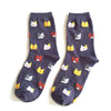 Freizeitsocken Mit Katzen-Print