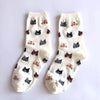 Freizeitsocken Mit Katzen-Print