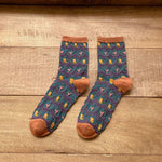 Vintage Jacquard-Socken