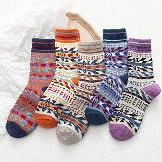 Packung Mit 5 Paar Bedruckten Socken