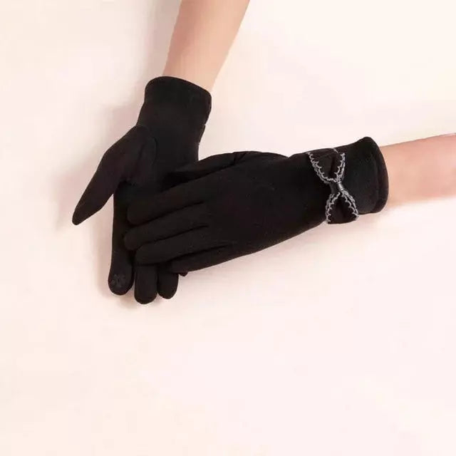 Warme Handschuhe Mit Fliege